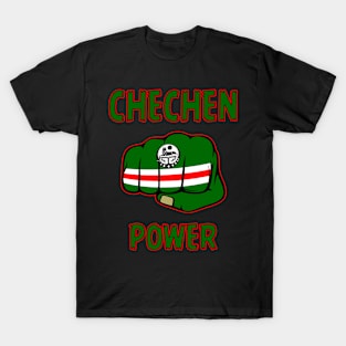 Chechen Power, Chechnya Fighter, Chechnya Flag, Chechnya T-Shirt